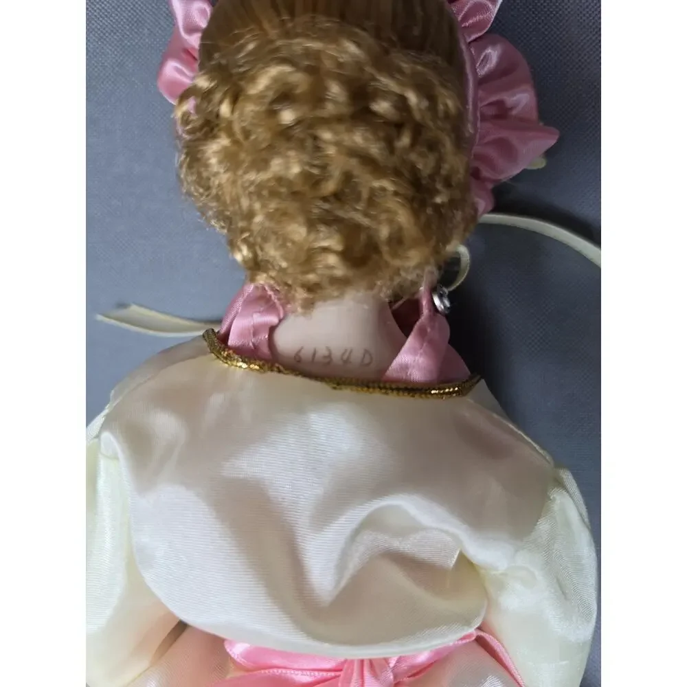 Vintage Edwin Knowles Elegance Victorian Lady Porcelain Doll with Stand